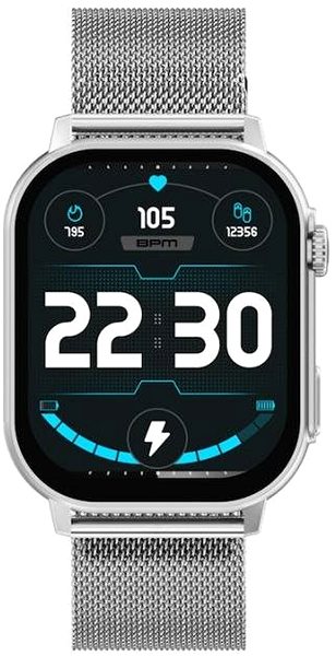 Smart Watch CARNEO Zephyr Ultra HR+ silver ...