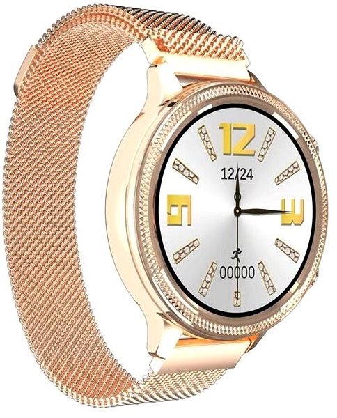 Smart Watch Carneo Gear + Deluxe Gold Lateral view