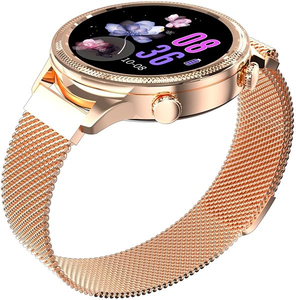 Smart Watch Carneo Gear + Deluxe Gold Lateral view