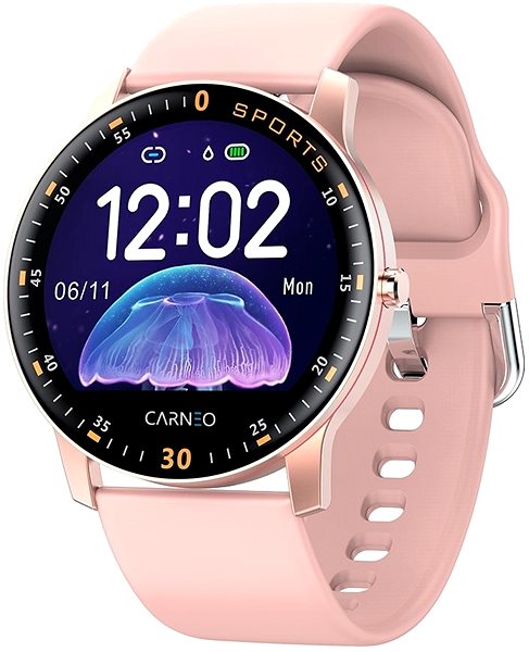 Chytré hodinky Carneo Gear+ Platinum woman Boční pohled