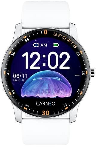 Smart hodinky CARNEO Gear+ Platinum woman silver Screen