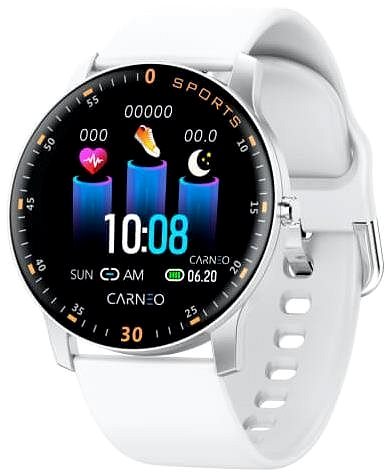 Smart hodinky CARNEO Gear+ Platinum woman silver Bočný pohľad