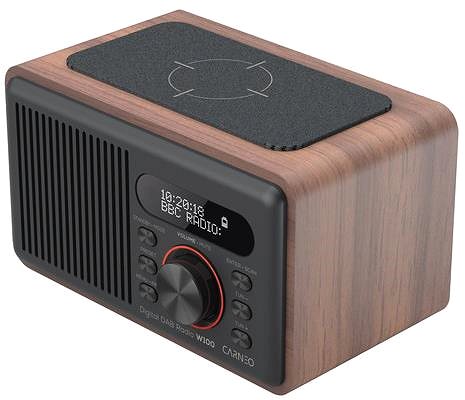 Rádio CARNEO W100, wood ...