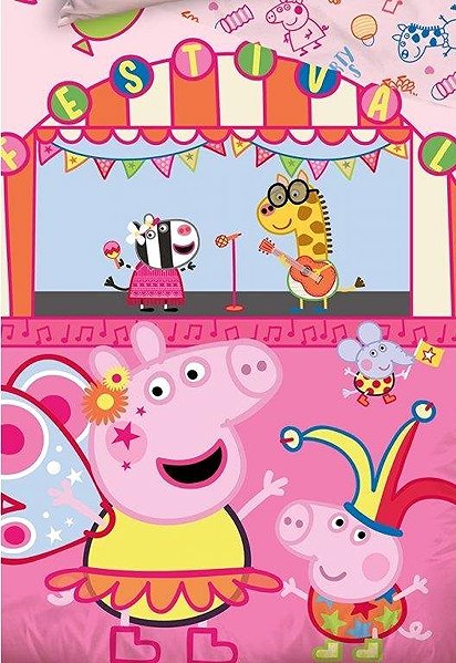 Ágynemű CARBOTEX Peppa Malac bábszínháza, 140×200 cm ...