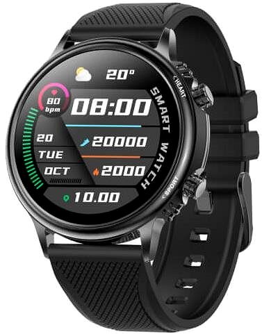 Smart Watch CARNEO Prime Slim Black Lateral view