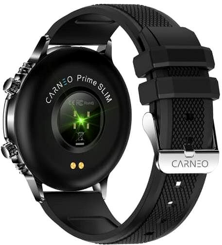Smartwatch CARNEO Prime Slim Black Rückseite