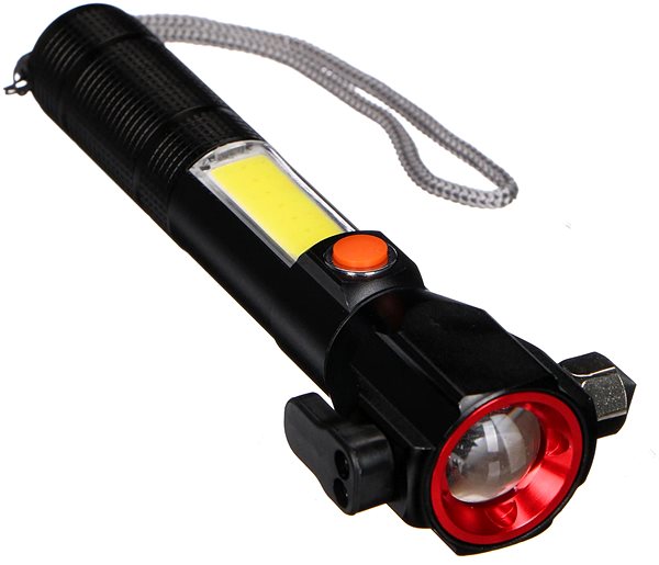 LED svietidlo Sixtol Svietidlo do auta bezpečnostné s magnetom Car Lamp Safety, 300 lm, Cob LED, USB ...