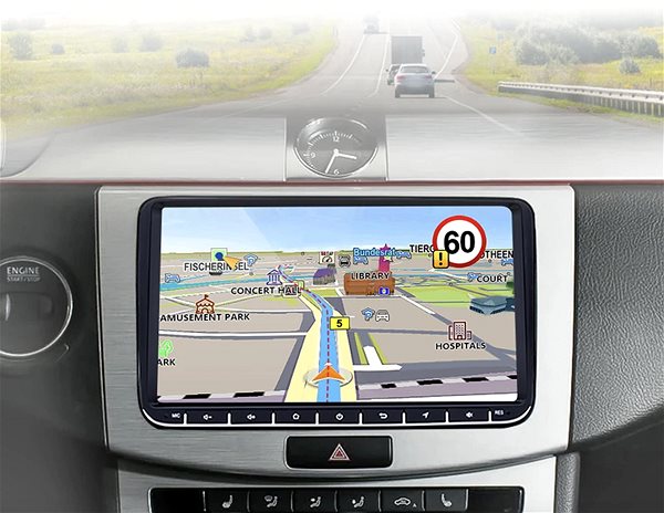 Autorádio Essgoo 4GB Autorádio Volkswagen, Škoda, Seat, Android Auto, Apple CarPlay, GPS Navigace, WiFi ...