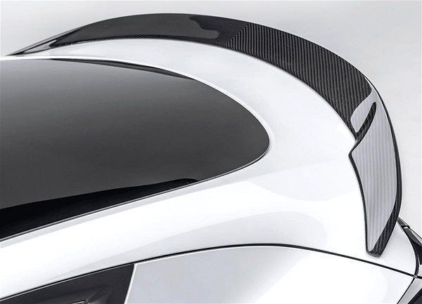 Spoiler Vorsteiner Aero trunk lid spoiler for Tesla Model Y, r. v. 2020 - glossy carbon .