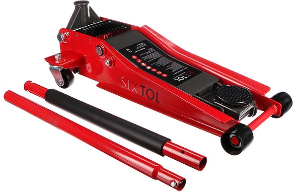 Hever Sixtol Pojízdný hydraulický zvedák heavy-duty 3t nízkoprofilový SX JACK 3T ...
