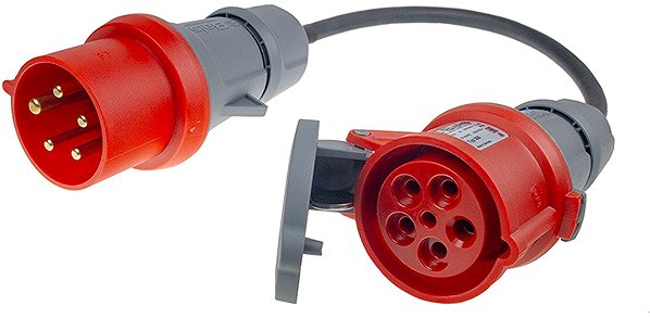 Adapter SECTRON Reducer CEE 5pin 1 6A - CEE 5pin 32 A 400 V 0,4 m ...
