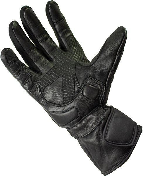 Rukavice na motorku Cappa Racing Rukavice moto Detroit kožené dlhé čierne 3 XL ...