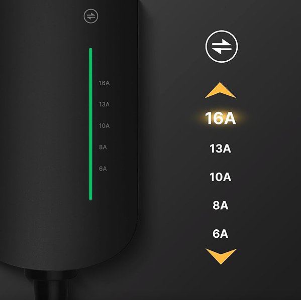 Charging station for electric vehicles Morec EV charging cable for electric vehicles type 2, 16A 6 m 11 kW, three-phase, AC 380V/50 Hz, IP66 .