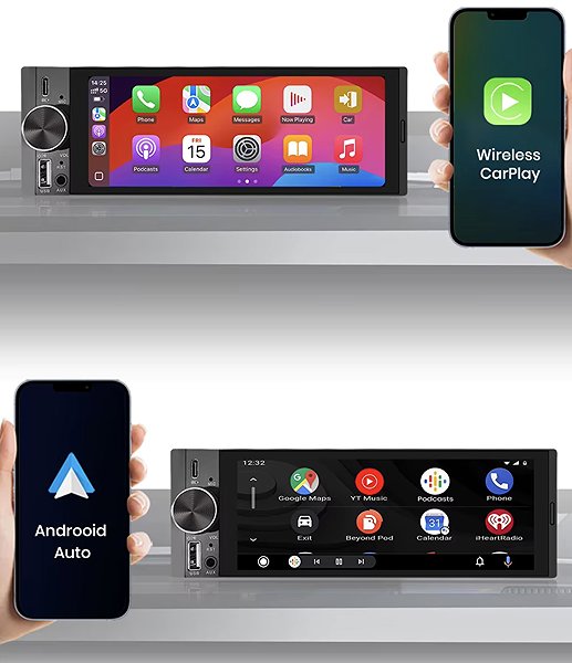 Junsun 1DIN Car Radio 6.86