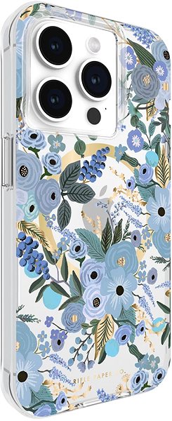 Handyhülle Case Mate Rifle Party Co. Garden Party Blue Case MagSafe iPhone 15 Pro ...