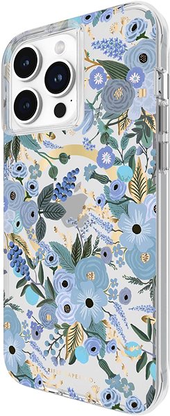 Handyhülle Case Mate Rifle Party Co. Garden Party Blue Case MagSafe iPhone 15 Pro Max ...