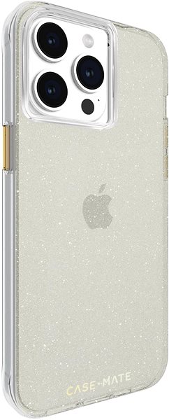 Telefon tok Case Mate Sheer Crystal Champagne Gold iPhone 15 Pro Max tok ...