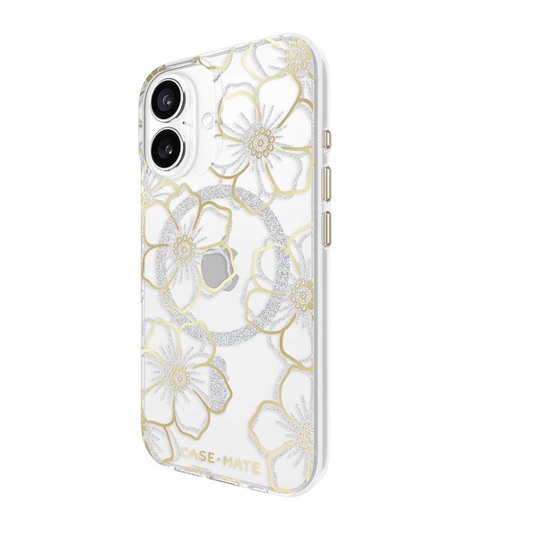 Handyhülle CaseMate Floral Gems Gold Magsafe iPhone 16 ...
