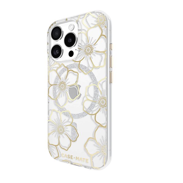 Handyhülle CaseMate Floral Gems Gold Magsafe iPhone 16 Pro ...