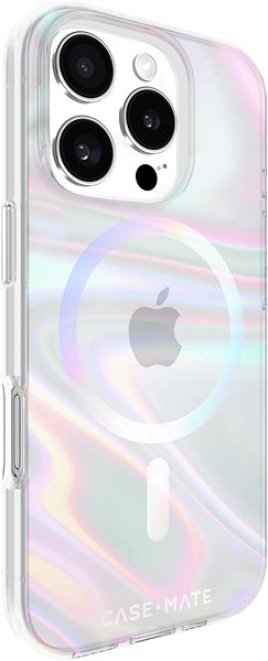 Telefon tok CaseMate Soap Bubble Iridescent Magsafe iPhone 16 Pro tok ...
