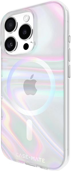 Telefon tok CaseMate Soap Bubble Iridescent Magsafe iPhone 16 Pro tok ...