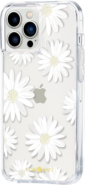 Telefon tok Case Mate iPhone 13 Pro Max Tough Print Glitter Daisies tok ...