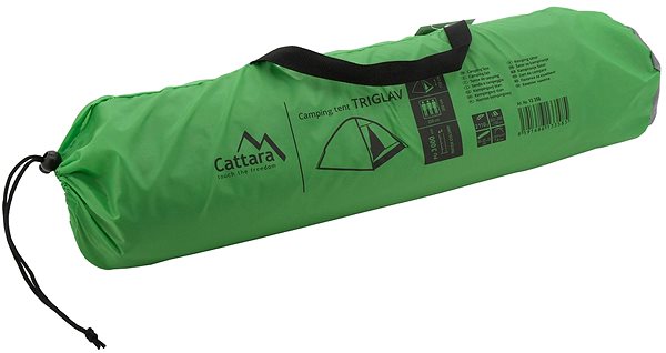 Tent Cattara TRIGLAV for 3 People 200x200x130cm PU3000mm ...
