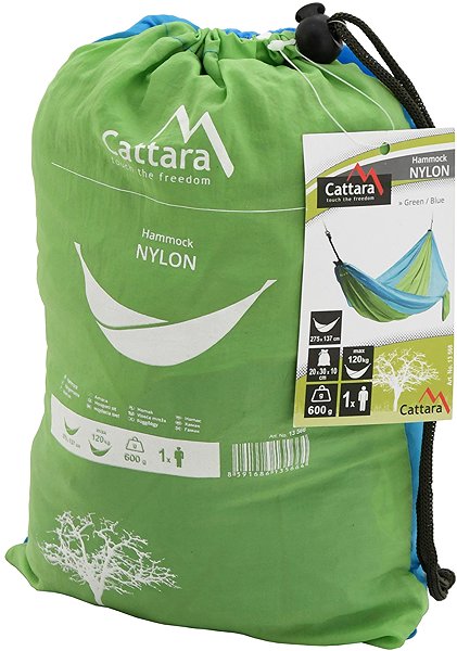 Hammock Cattara Green-Blue Features/technology