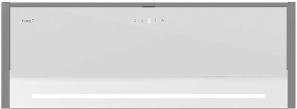 Extractor Hood CATA TENTA 900 Stainless steel / White glass ...