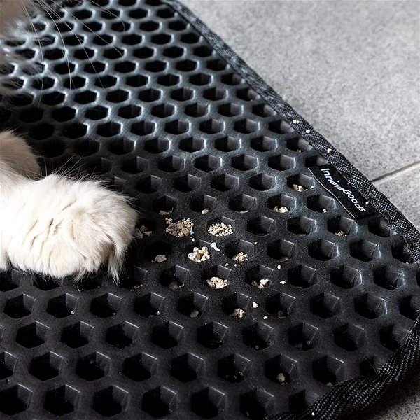 Rohožka InnovaGoods Inteligentný lapač nečistôt k mačacej toalete, 60 × 43 cm ...