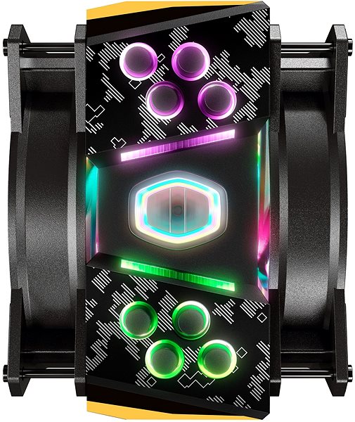 CPU Cooler Cooler Master MASTERAIR MA410M TUF GAMING EDITION Lateral view