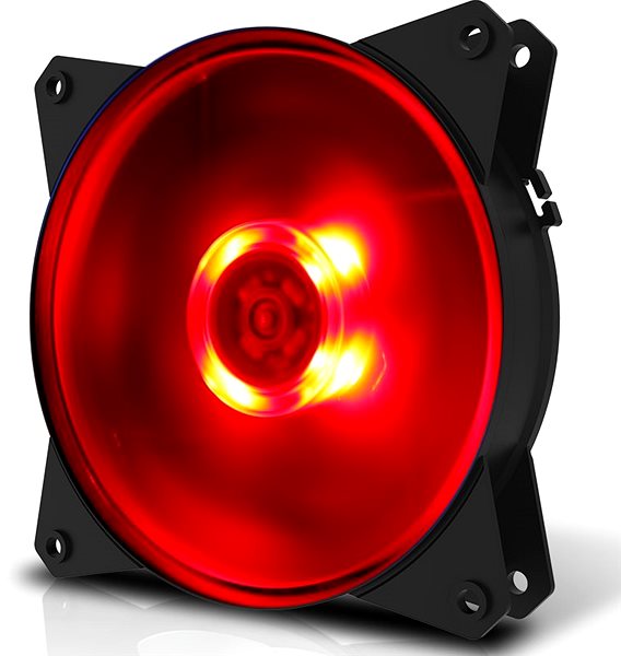 PC Fan MASTERFAN Cooler Master MF120L, RED Lateral view