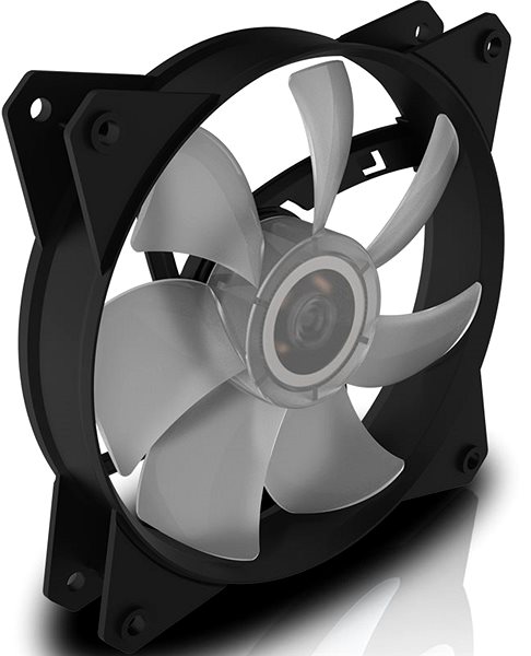 PC Fan MASTERFAN Cooler Master MF120L, RED Lateral view