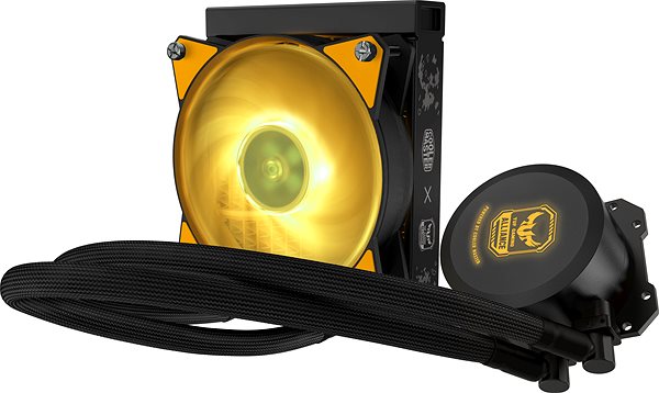 Water Cooling Cooler Master MASTERLIQUID ML120L RGB TUF GAMING EDITION Lateral view