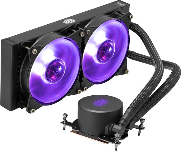 Water Cooling Cooler Master MASTERLIQUID ML240 RGB TR4 EDITION RGB CONTROLLER Lateral view