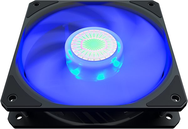Ventilátor do PC Cooler Master SickleFlow 120 Blue Bočný pohľad