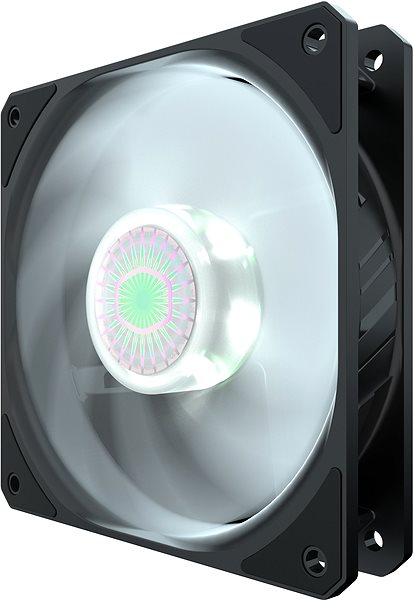 Ventilátor do PC Cooler Master SickleFlow 120 White Bočný pohľad