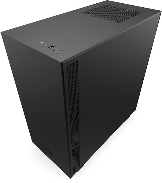 Számítógépház NZXT H510 Matte Black Csatlakozási lehetőségek (portok)