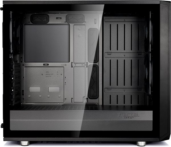 PC Case Fractal Design Meshify S2 Tempered Glass Lateral view