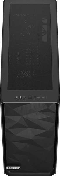 Számítógépház Fractal Design Meshify 2 XL Black TG Dark Csatlakozási lehetőségek (portok)