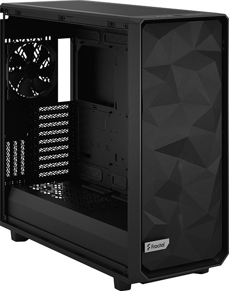 PC Case Fractal Design Meshify 2 XL Black TG Dark Lateral view