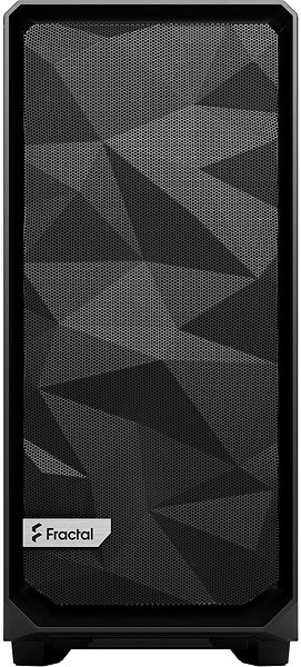 Számítógépház Fractal Design Meshify 2 Compact Black Solid Képernyő