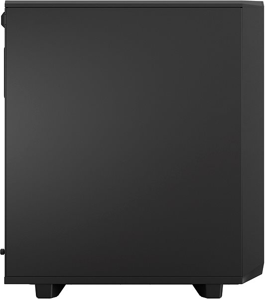 Számítógépház Fractal Design Meshify 2 Compact Black Solid Oldalnézet