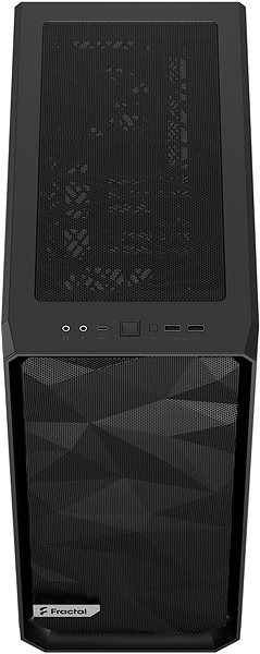 PC-Gehäuse Fractal Design Meshify 2 Compact Black TG Dark ...