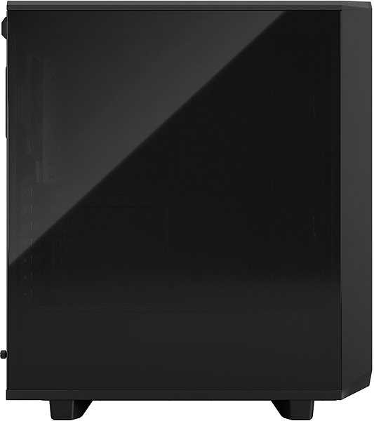 Számítógépház Fractal Design Meshify 2 Compact Black TG Dark Oldalnézet