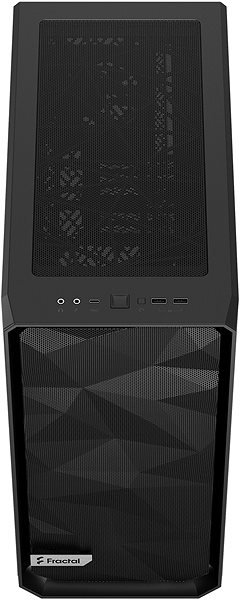 PC Case Fractal Design Meshify 2 Compact Black TG Light Connectivity (ports)