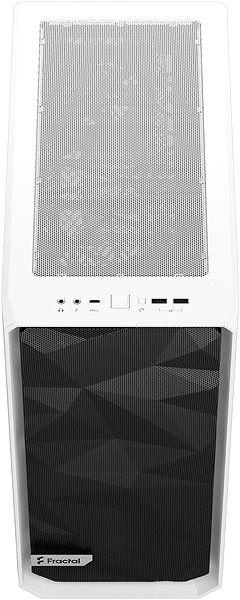 PC Case Fractal Design Meshify 2 Compact White TG Clear Connectivity (ports)