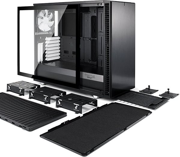PC Case Fractal Design Define S2 Black Lateral view