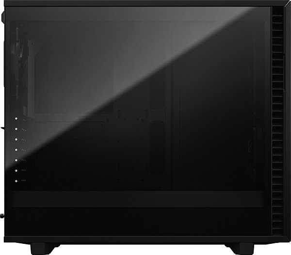 PC skrinka Fractal Design Define 7 Black – Dark TG Bočný pohľad