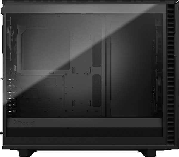 PC Case Fractal Design Define 7 Grey TG Lateral view